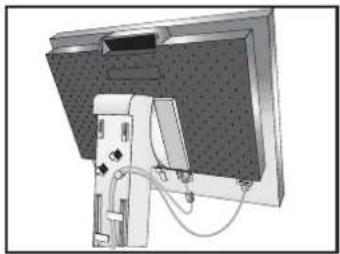 NEC MultiSync 2490WUXi - Suivez ces instructions pour fixer le moniteur ACL MultiSync à votre système : - 3