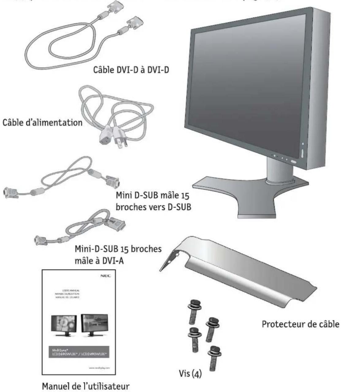 NEC MultiSync 2490WUXi - Information de la FCC - 1