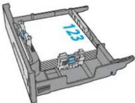 HP Pagewide Enterprise Color MFP 586f - x 500-sheet tray paper orientation - 4