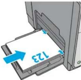 HP Pagewide Enterprise Color MFP 586f - Tray 1 paper orientation - 5