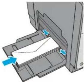HP Pagewide Enterprise Color MFP 586f - Envelope orientation - 1