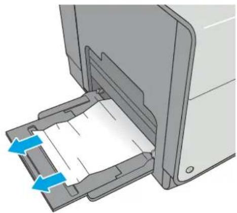 HP Pagewide Enterprise Color MFP 586f - Clear jams in Tray 1 (multipurpose tray) - 1