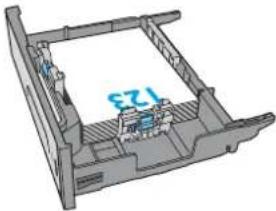 HP Pagewide Enterprise Color MFP 586f - x 500-sheet tray paper orientation - 2