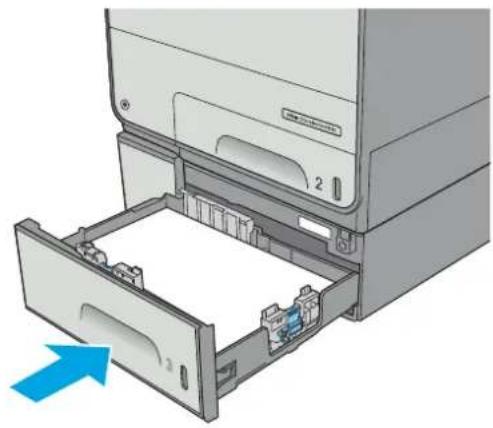 HP Pagewide Enterprise Color MFP 586f - Clear jams in Tray 3 (accessory) - 6