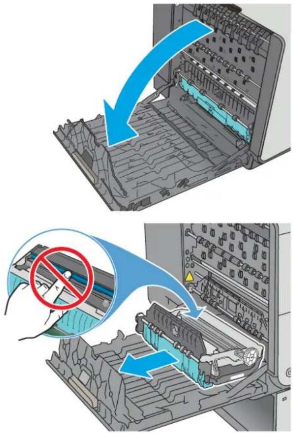 HP Pagewide Enterprise Color MFP 586f - Remove and replace the ink-collection unit - 1