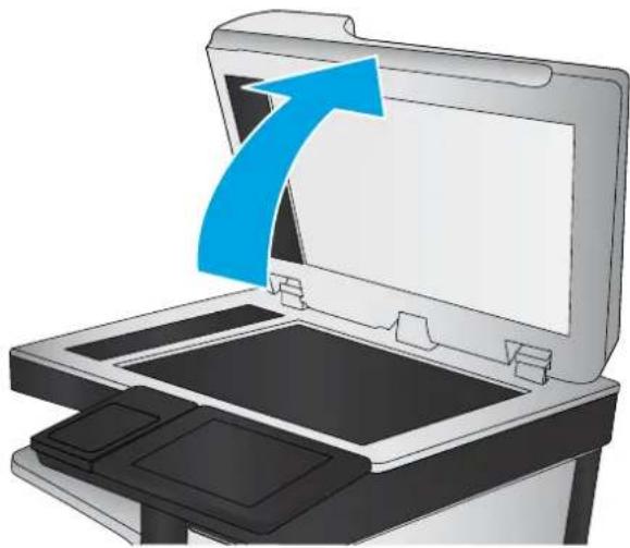 HP Pagewide Enterprise Color MFP 586f - Check the send-fax resolution settings - 1