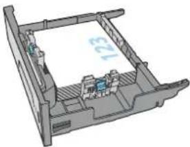 HP Pagewide Enterprise Color MFP 586f - Tray 3 paper orientation - 5