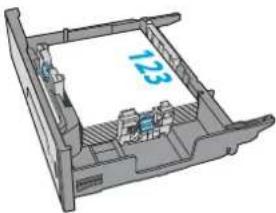 HP Pagewide Enterprise Color MFP 586f - Tray 3 paper orientation - 4