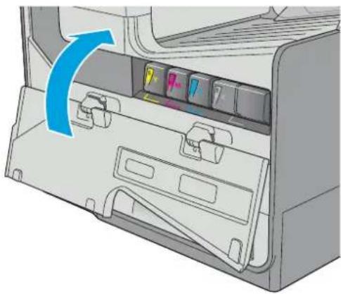 HP Pagewide Enterprise Color MFP 586f - Remove and replace the cartridge - 5