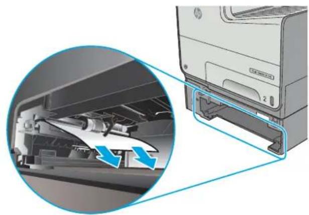 HP Pagewide Enterprise Color MFP 586f - Clear jams in Tray 3 (accessory) - 5