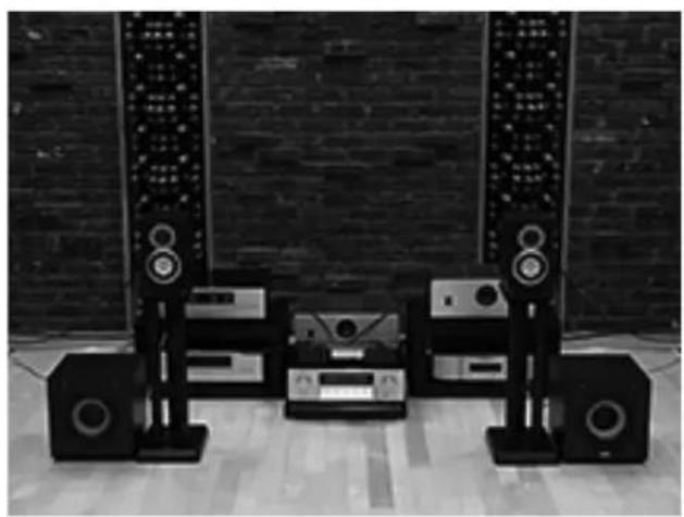 FOSTEX CW200D - GX100BJ 二台+CW200D 二台の 2.2ch アドオン使用例 - 1