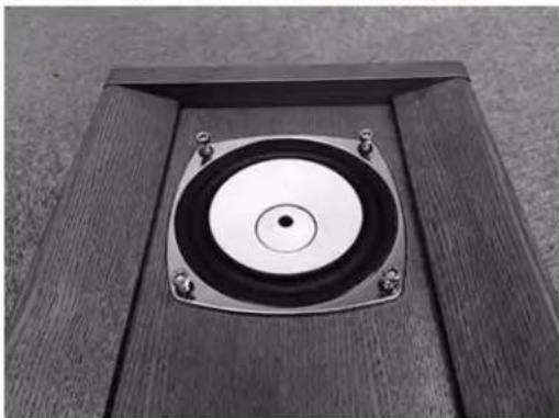 FOSTEX YK103A - スピーカーユニットの取り付け固定 - 1