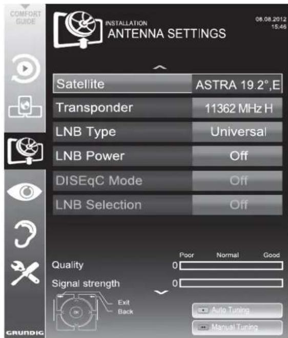 GRUNDIG 55 VLE 983 BL - Advanced installation - 1