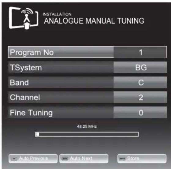 GRUNDIG 47 VLE 973 BL - Tuning the television channels by entering the channel numbers - 1