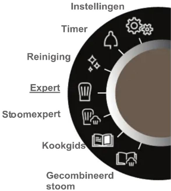 DE DIETRICH DKR7580BB - - Starten - Algemeen menu - 1