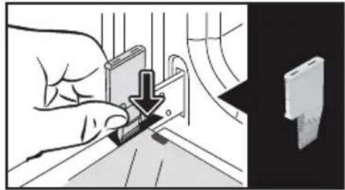 DE DIETRICH DKR7580BB - REMOVING AND PUTTING BACK THE DOOR - 1