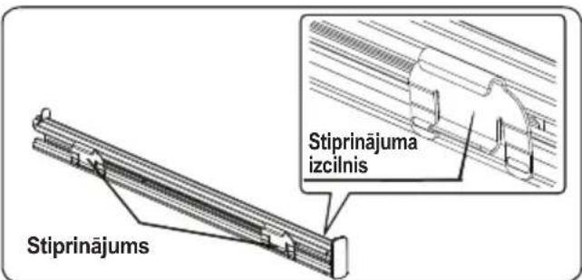 Stiprinājums Stiprinājuma izcilnis