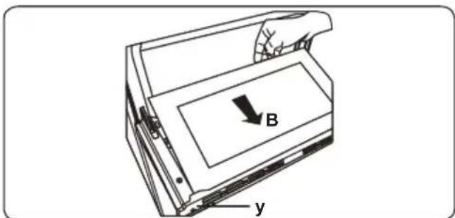 B y