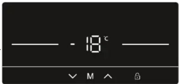 SHARP SJ-SC41CHXWD-EU - Setări temperatură congelator - 1