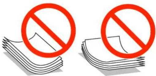 Two pictograms showing stacked documents with red prohibition symbols, indicating no document restrictions.