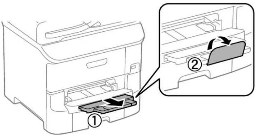 Diagram of a printer internal structure with labeled parts, showing two views of the printer's internal components.