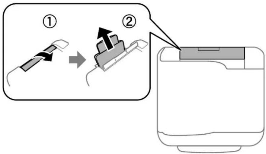 Diagram illustrating the step-by-step installation of a device, showing tool positioning and assembly process.