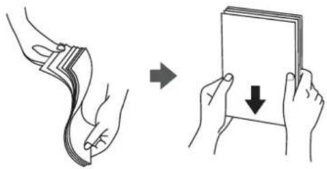 Illustration showing a hand holding a stack of papers and then folding a card into a holder, with an arrow indicating the process.