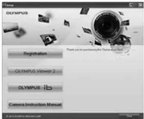 Olympus Registration OLYMPUS Viewer 2 OLYMPUS -ib Camera Instruction Manual Thank you to purchasing the Olympus setup
