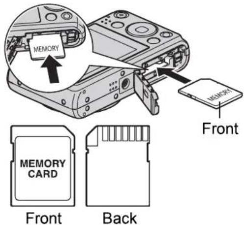 MEMORY MEMSCK Front MEMORY CARD Front Back