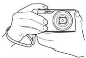 CASIO Exilim Hi-Zoom EX-H5 - Holding the Camera Correctly - 1