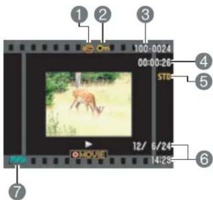 1 2 3 100:0024 00:00:26 STD 4 5 12/ 6/24 14:23 6 7 MOVIE