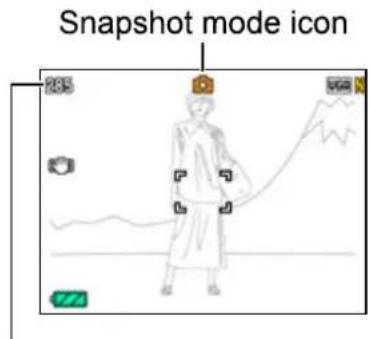 Snapshot mode icon 235