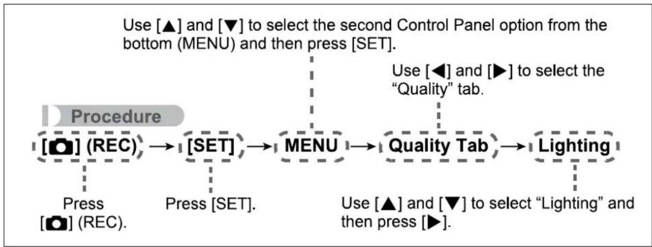 CASIO Exilim Hi-Zoom EX-H5 - ■ REC Menu Operations in This Manual - 1