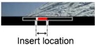 Insert location