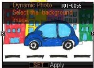 Dynamic Photo 101-0055 Select the 'background image... SET Apply
