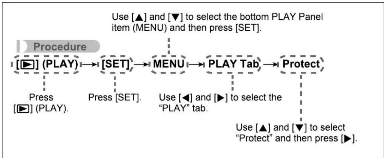 CASIO Exilim Hi-Zoom EX-H5 - ■ PLAY Menu Operations in This Manual - 1