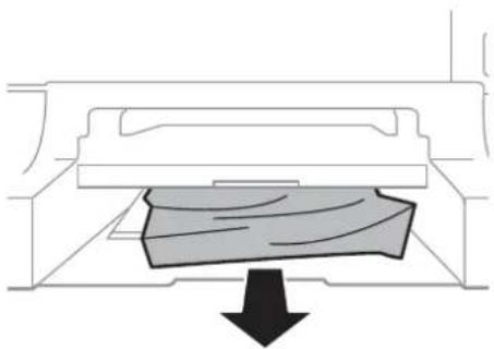 EPSON WorkForce Pro WF-R8590DTWF - Removing Jammed Paper from the Front Paper Feed Slot (B2) - 3