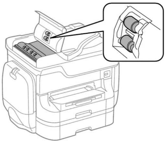 EPSON WorkForce Pro WF-R8590DTWF - Cleaning the ADF - 3