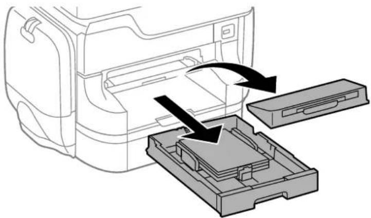 EPSON WorkForce Pro WF-R8590DTWF - Removing Jammed Paper from the Front Paper Feed Slot (B2) - 1