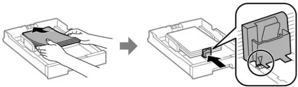 Diagram illustrating the process of inserting a device into a storage tray, with an inset showing the internal structure.