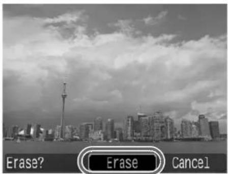 Erase? Erase Cancel