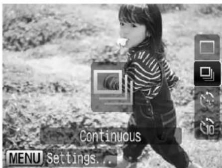 Continuous MENU Settings...