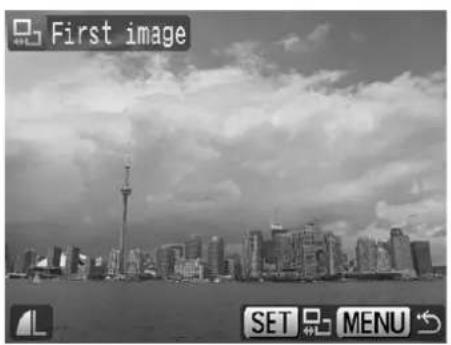 CANON IXUS 980 IS - Select the starting image. - 1