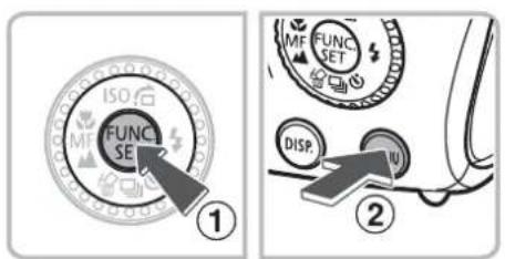 FUNC SET 1 M F FUNC SET DISP. 2