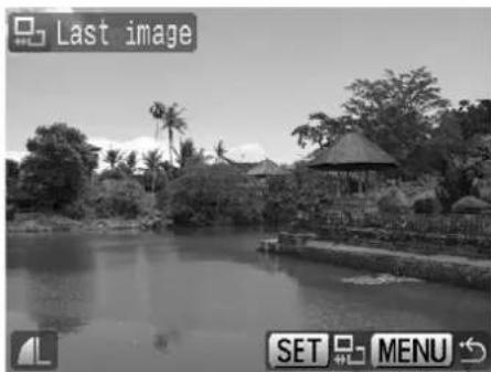 CANON IXUS 980 IS - Select the ending image. - 1
