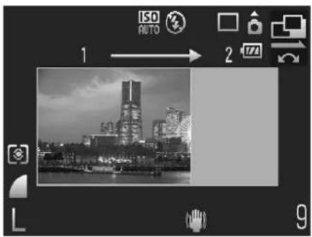 CANON IXUS 980 IS - Shooting Stitch Assist Images - 1