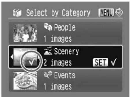 Select by Category People 1 images Scenery 2 images SET ✓ Events 1 images