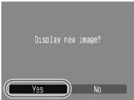 Display new image? Yes No
