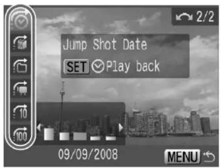 Jump Shot Date SET Play back 09/09/2008 MENU