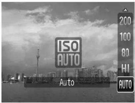 ISO AUTO Auto 200 100 80 HI AUTO